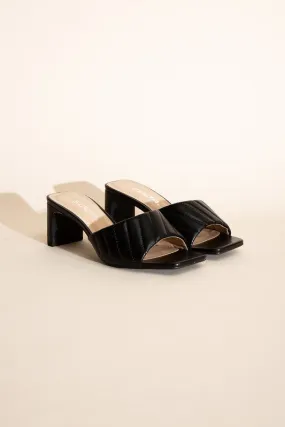 SODA NINA Slide Mule Heels