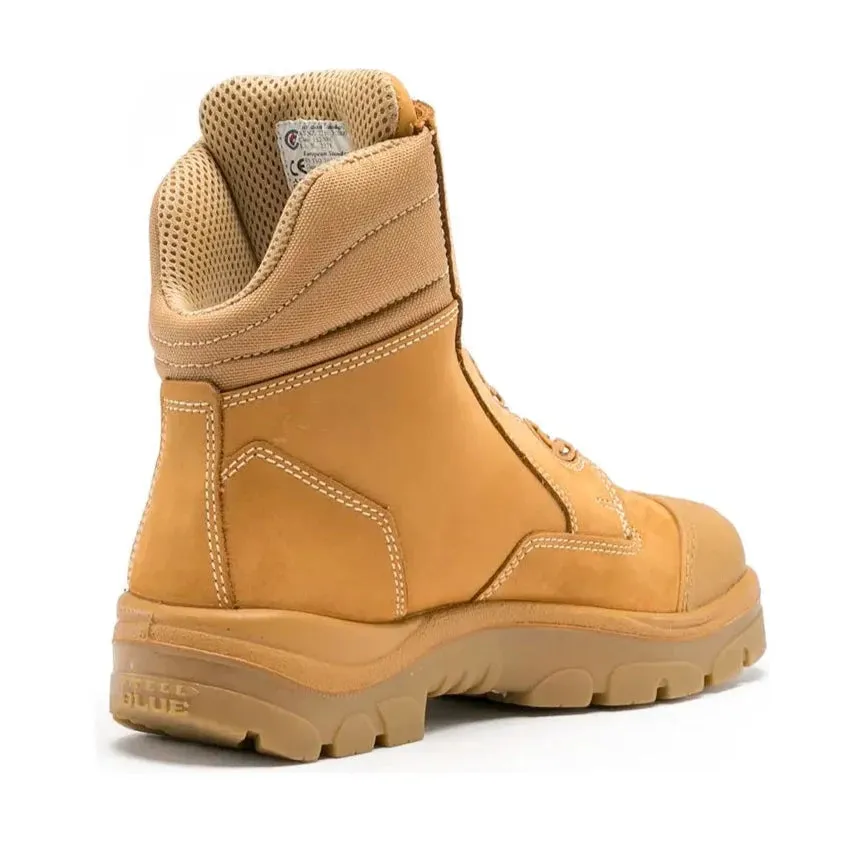 Steel Blue Wheat Southern Cross Spin-FX Steel Toe Cap Safety Boot With Scuff Cap (312630) (Pre-Order)