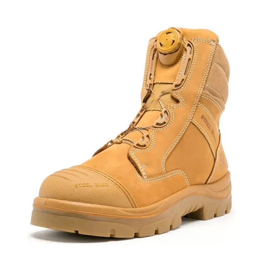 Steel Blue Wheat Southern Cross Spin-FX Steel Toe Cap Safety Boot With Scuff Cap (312630) (Pre-Order)