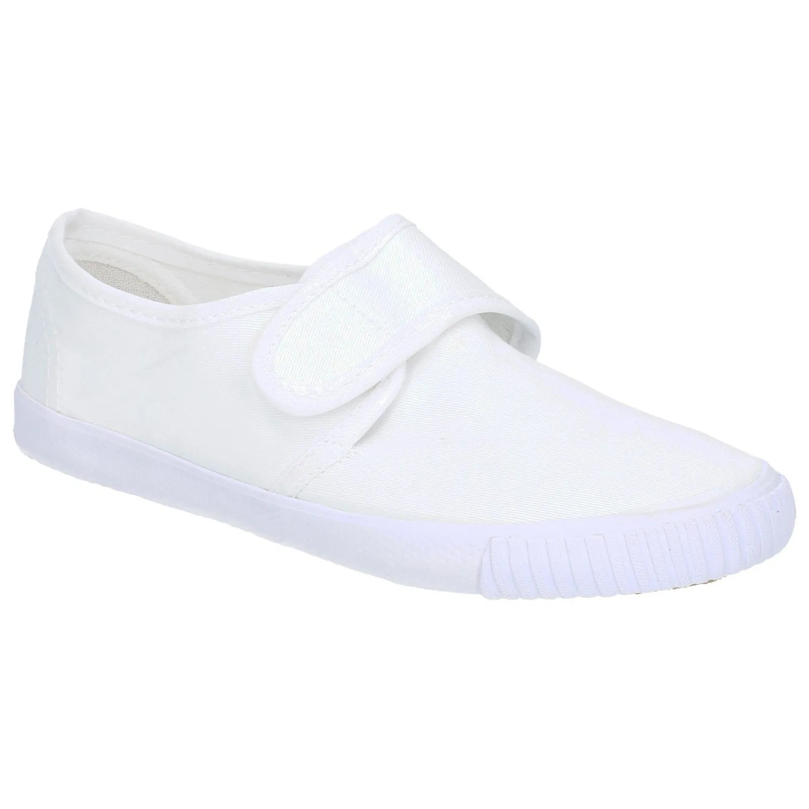 Velcro Boxed Childrens Unisex Touch Fastening Plimsoll