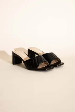 W-NINA Slide Mule Heels Sandals