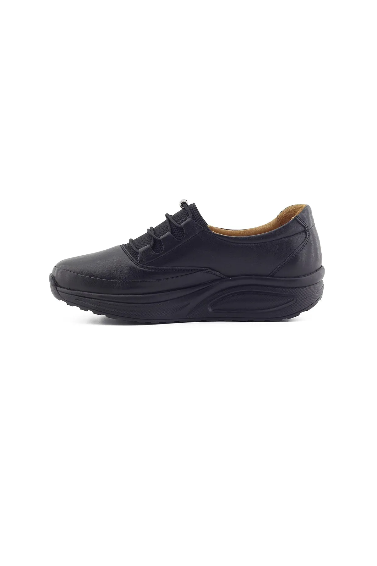 Women-s Black Orthopedic Heel Spur Light Walking Shoes