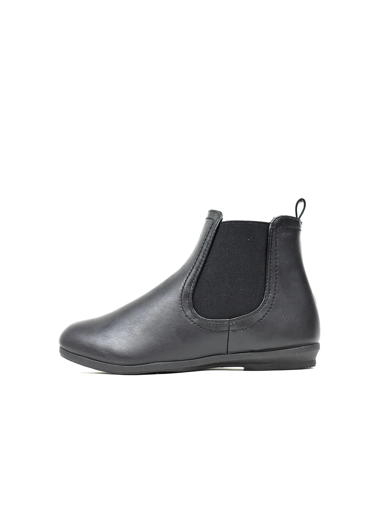 Women's Black Low Wedge Ankle Boots Black