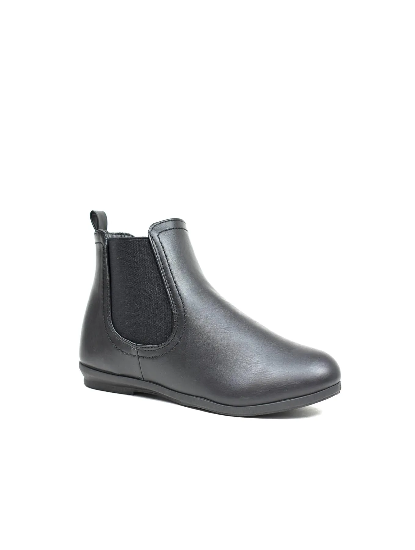 Women's Black Low Wedge Ankle Boots Black