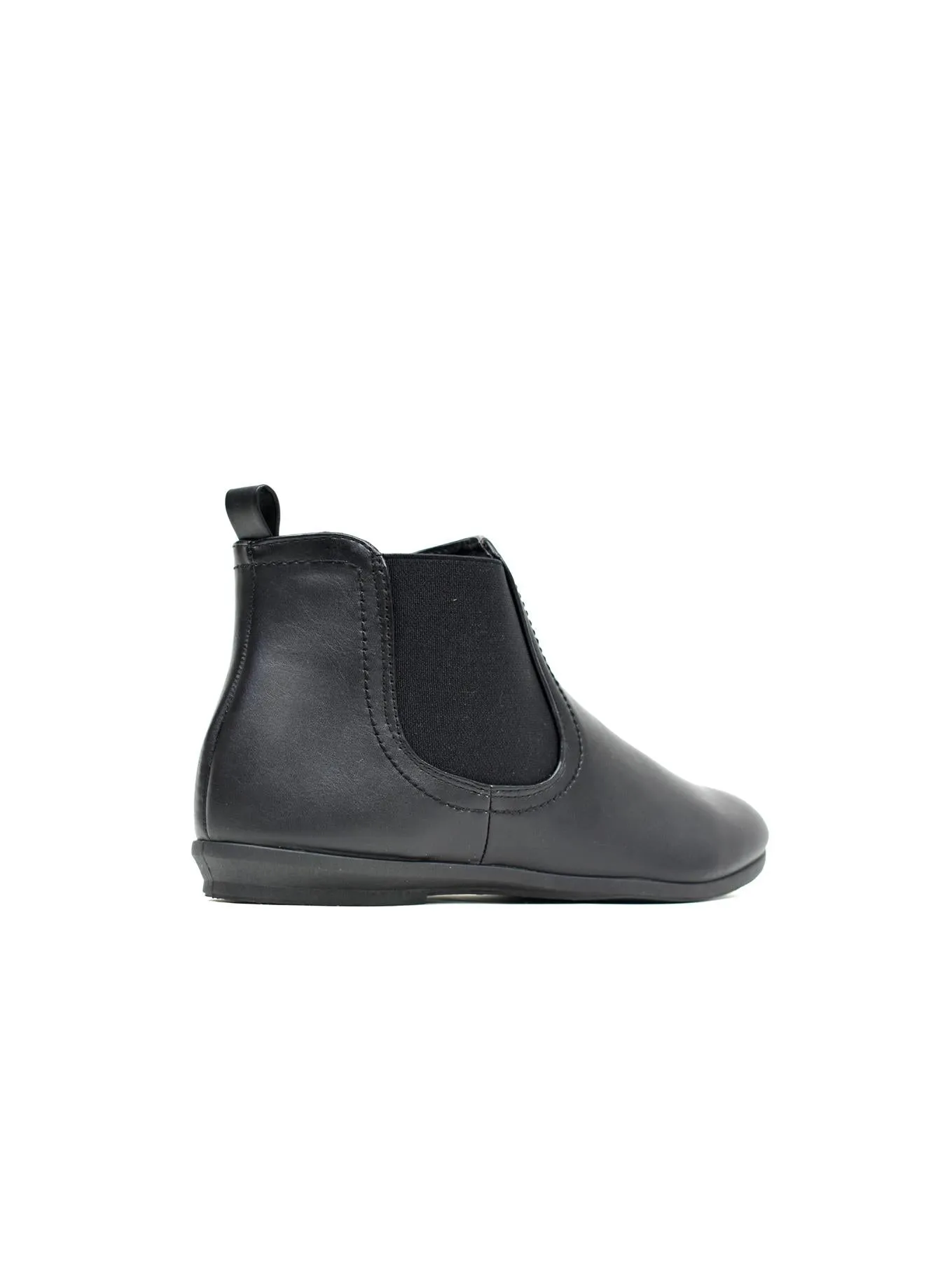 Women's Black Low Wedge Ankle Boots Black
